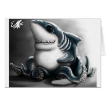 SHARKTOPUS GREETING CARD