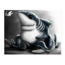 SHARKTOPUS POST CARD