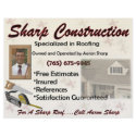 Sharp Construction flyers