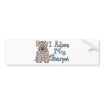 Sharpei Adoration Bumper Stickers