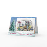 Shasta Camper Trailer Holiday Cards