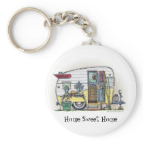 Shasta Camper Trailer RV Key Chains