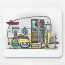 Shasta Camper Trailer RV Mouse Pad