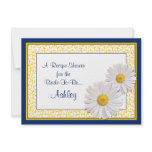 Shasta Daisy Recipe Theme Bridal Shower Invitation
