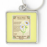 Shasta Daisy Seed Packet keychains