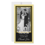 Shasta Daisy Wedding Thank You Photo Card photo cards