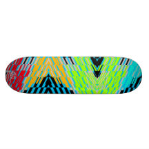 Shatter Stripe Multicolor Skateboard