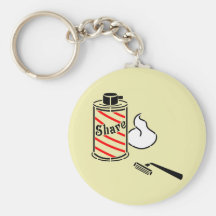 Shave Cream and Razor Keychains