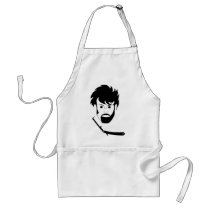 Shave - Man Shaving Beard - Shaved Beard Apron