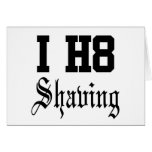 shaving greeting card