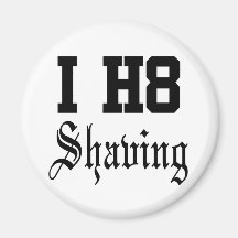 shaving refrigerator magnet