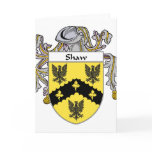 Shaw Coat of Arms (Mantled) cards