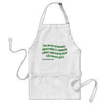 Shaw on Cynicism Aprons