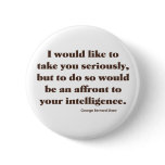 Shaw on Intelligence buttons
