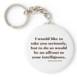 Shaw on Intelligence keychains