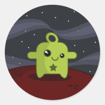 Shazbot! Round Sticker