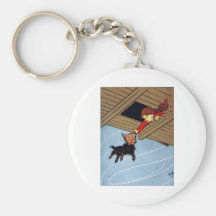 She Caught Toto By The Ear Key Chain