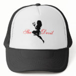 She Devil Silhouette Hats
