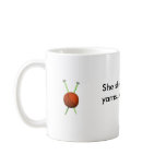 She Knits mug