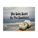 She Sells Sushi by the Seashore postcards