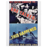 She Talked, This Happened Flyers