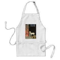 She threw her arms around the neck of Bonnie-Biche Apron
