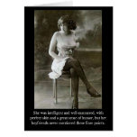 She was intelligent and well-mannere... cards