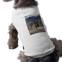 She went along, and went along,and went along doggie shirt