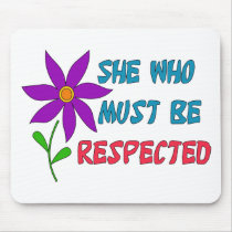 She Who Must Be Respected Mouse Pads