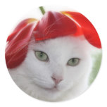 She Wore a Hat Shaped Like a Tulip stickers
