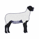 Sheared Suffolk embroidered shirts