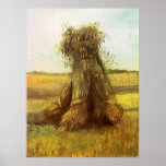 Sheaves of Wheat in a Field by Vincent van Gogh posters