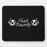 Shed Records Mouse Pad - Black mousepads