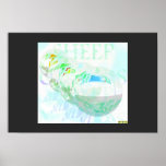 Sheep cloud image print