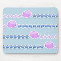 sheep eats muffins mousepad