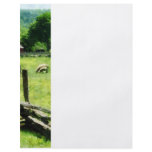 Sheep Grazing in Pasture flyers
