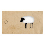 Sheep Hang Tag business cards