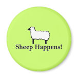 Sheep Happens! magnets