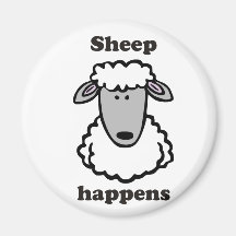 Sheep happens magnet