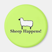 Sheep Happens! Magnets