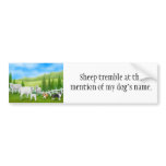 Sheep Herding Dog Bumper Sticker bumper stickers