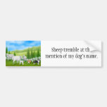 Sheep Herding Dog Bumper Sticker