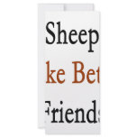 Sheep Make Better Friends rack cards