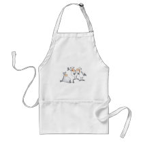sheep making fun aprons