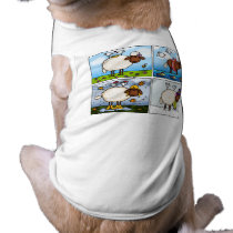 sheep of all seasons doggy shirt dog t shirt