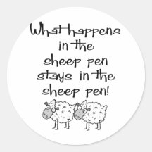 Sheep Pen Sticker