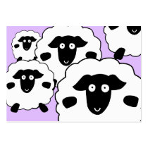 Sheep pocket calendar 2012 business card