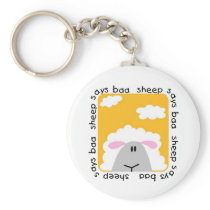 Sheep Says Baa T-shirts and Gifts Key Chain