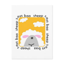 Sheep Says Baa Tshirts and Gifts Post Cards