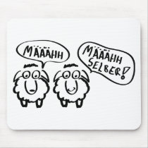 sheep schafe määähhh määhhh selber ! mousepads